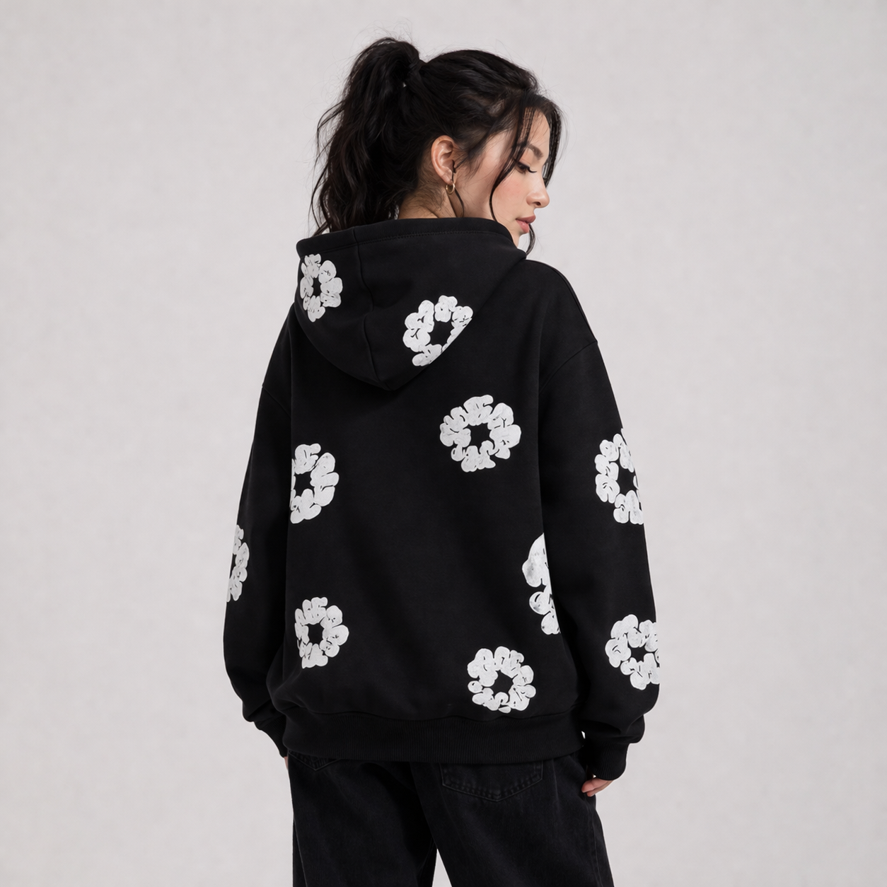 Midnight Bloom Hoodie