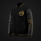 Demon Slayer Premium Varsity Jacket angled view