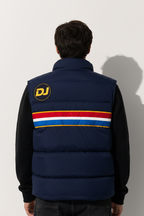 Daniel Jack Club Varsity Puffer Vest – Back View