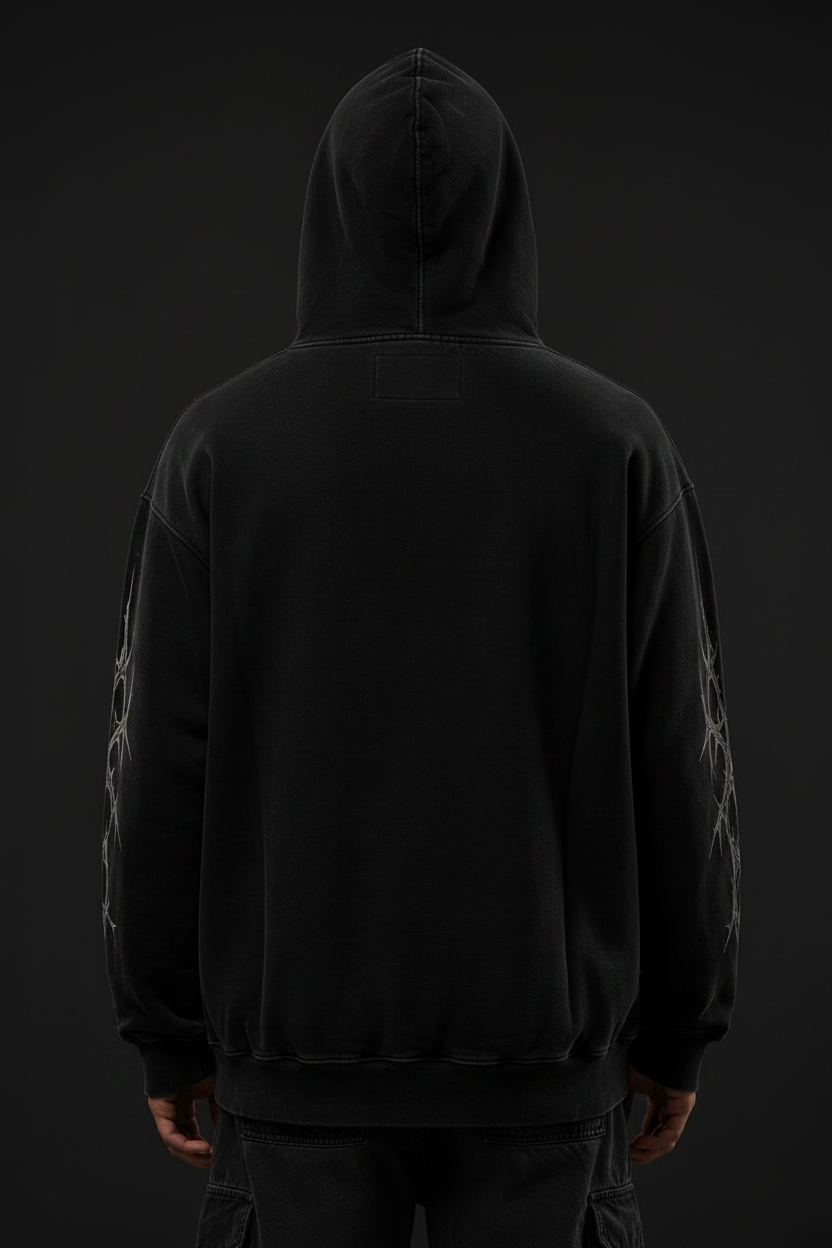 Premium Logo Hoodie back view