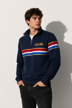 Daniel Jack Club Varsity Jacket - Male Model