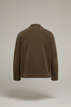 The Craftsman Suede Chore Jacket – Back View