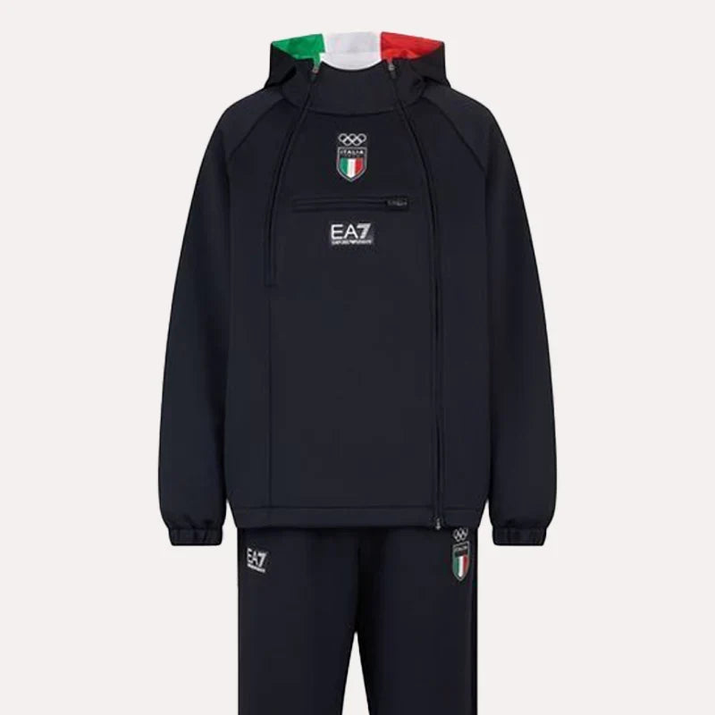 Paris 2024 Olympics Italia Zip Up Hoodie Recreated Edition
