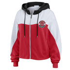 Erin Andrews San Francisco 49ers Color Block Full-Zip Hoodie Recreated Edition